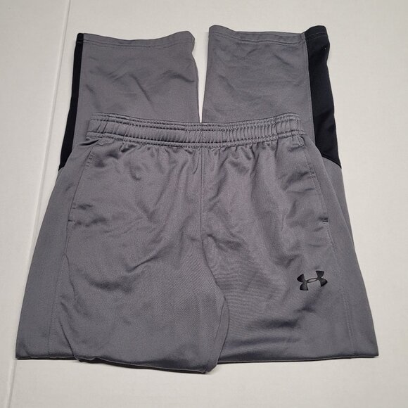 Under armour Boy’s sweatpants size Large color gray black - Picture 1 of 6